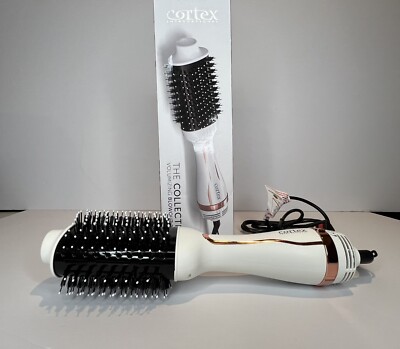 NEW Cortex International The Collection Volumizing Blowout Brush White/Rose Gold