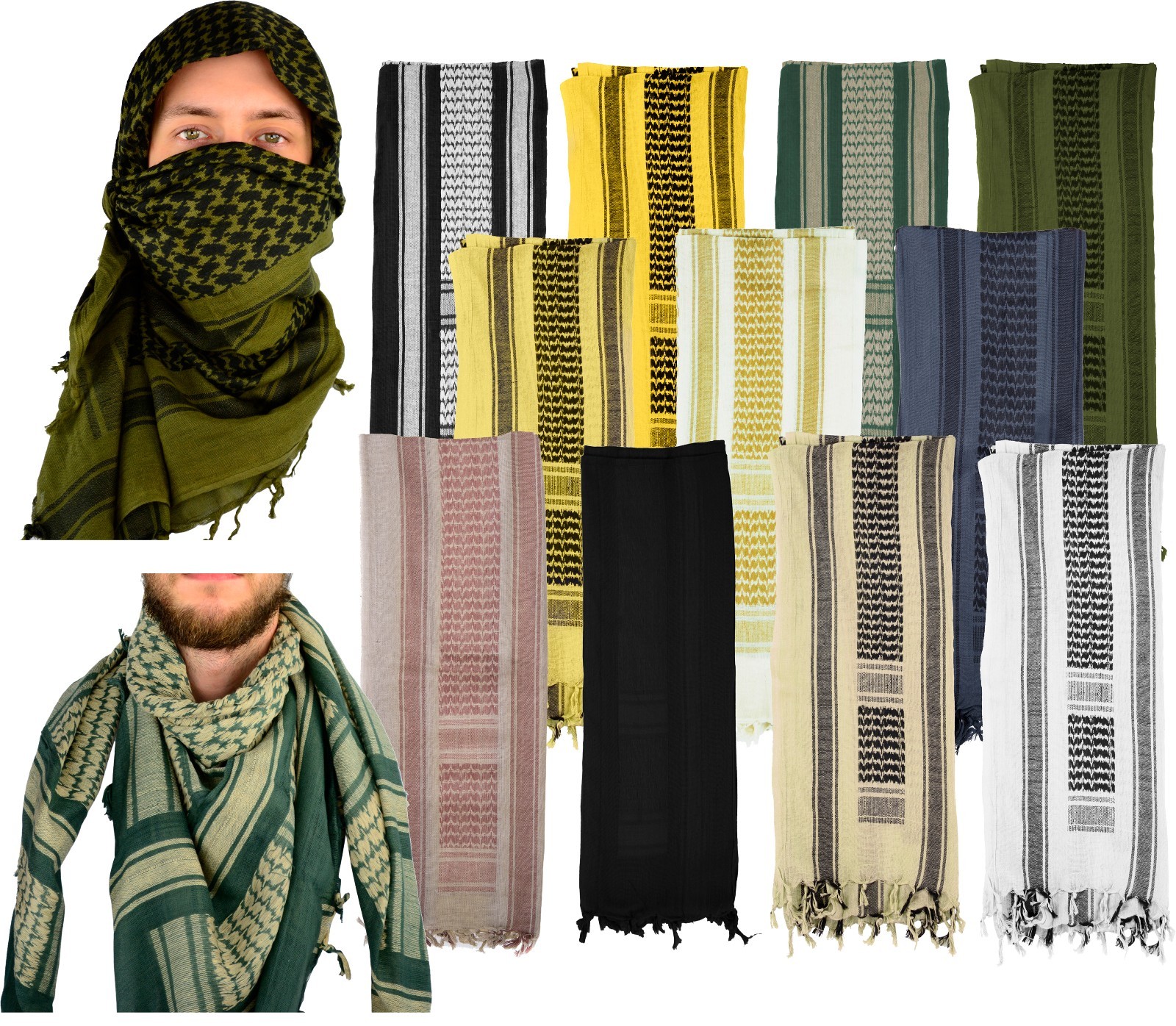 Mato & Hash JUMBO Military Shemagh 100% Cotton Desert