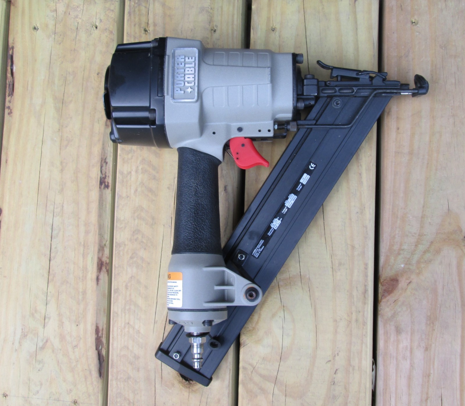 Porter Cable Round Head Framing Nailer Finish Nailer & Side Stack Air Compressor