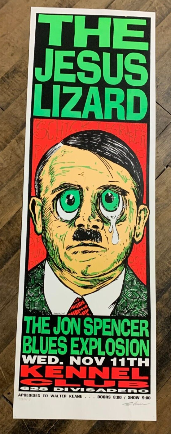 KOZIK JESUS LIZARD ポスター KOZIK JESUS LIZARD ポスター