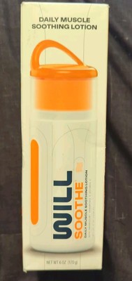WILL SOOTHE Daily Muscle Soothing Lotion Co-founder Serena Williams NEW!