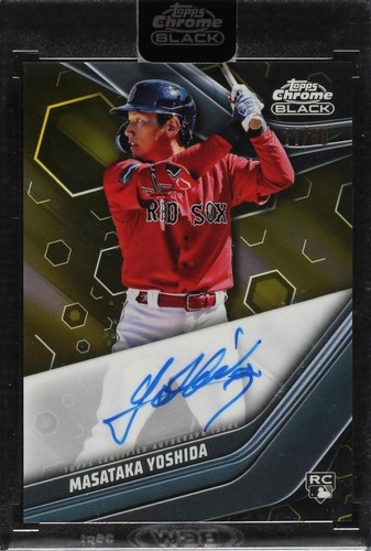 2023 Topps Chrome Black - Masataka Yoshida #CBA-MY