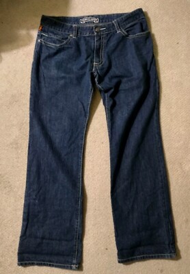 Robin Jeans Brass Stud Angel Wings Bootcut Size 36x32