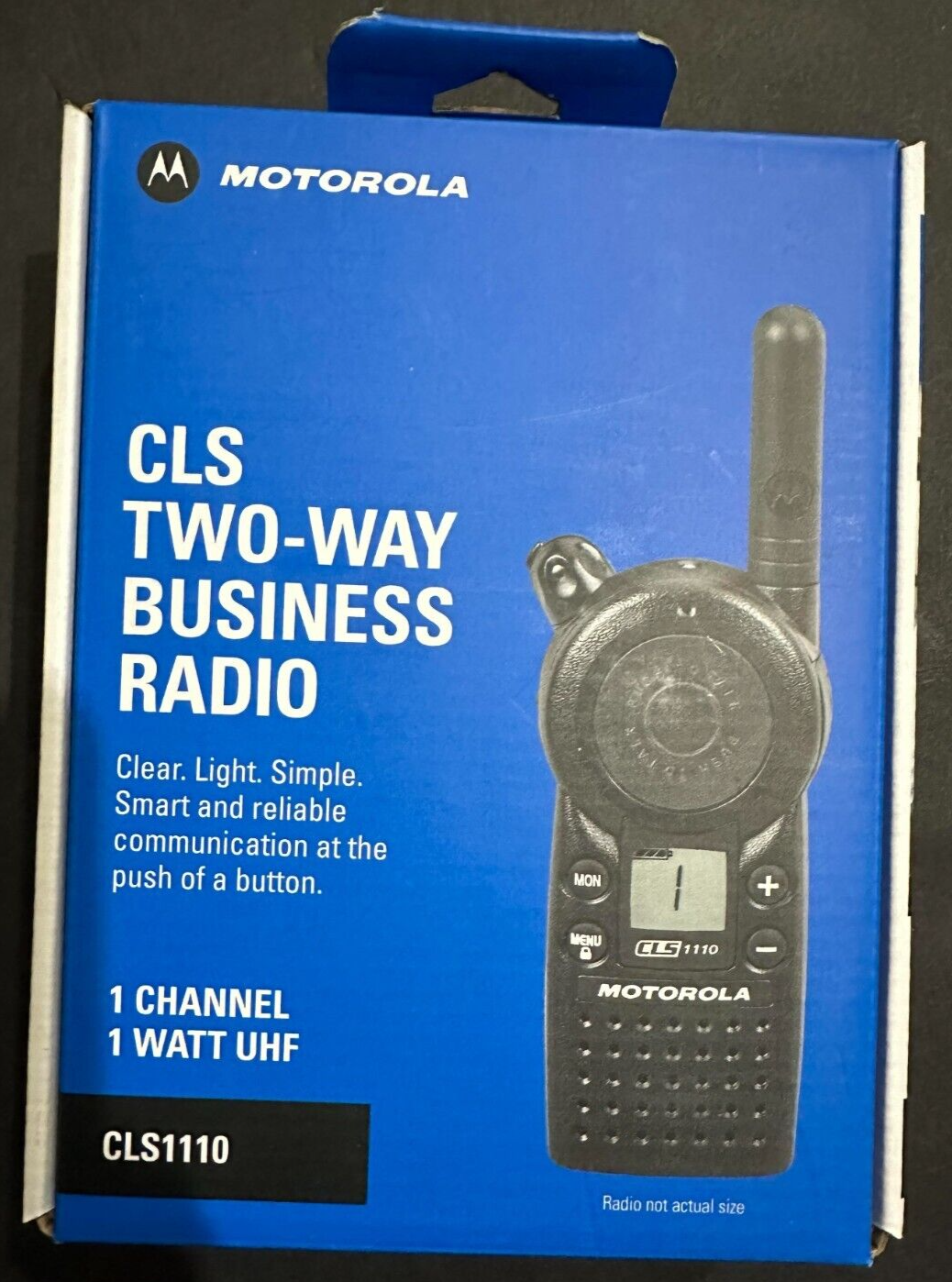 MotorolaCLS1110 Business 2-Way Radio, Walkie Talkie 1 Chanel 1 Watt UHF