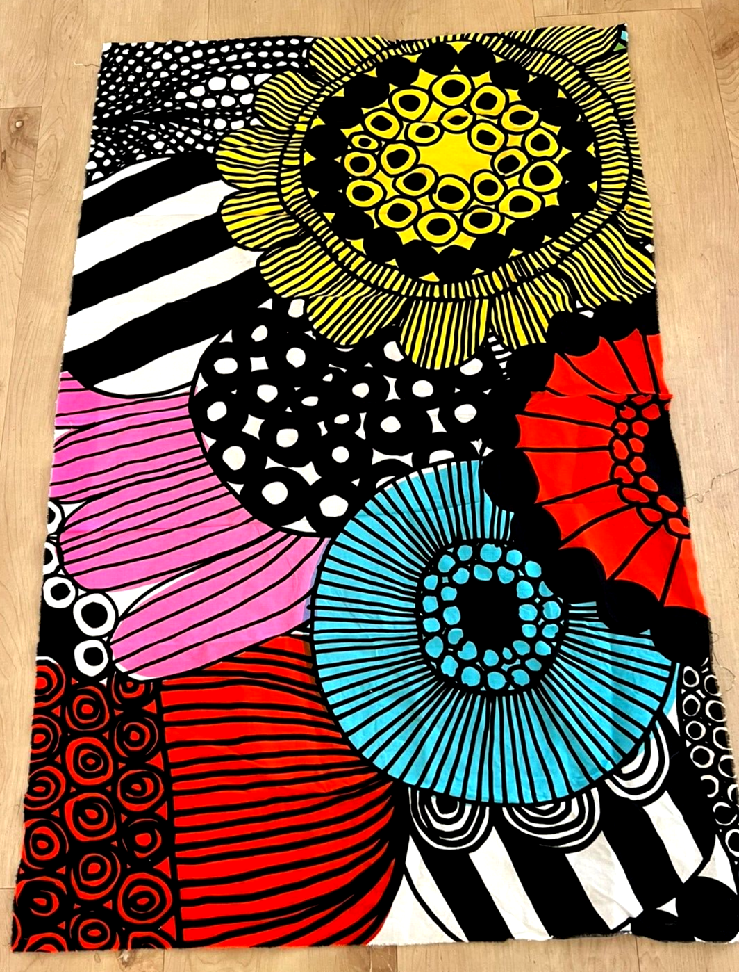 Marimekko Fabric Siirtolapuutarha, 28 by 44 In., 100% Cot