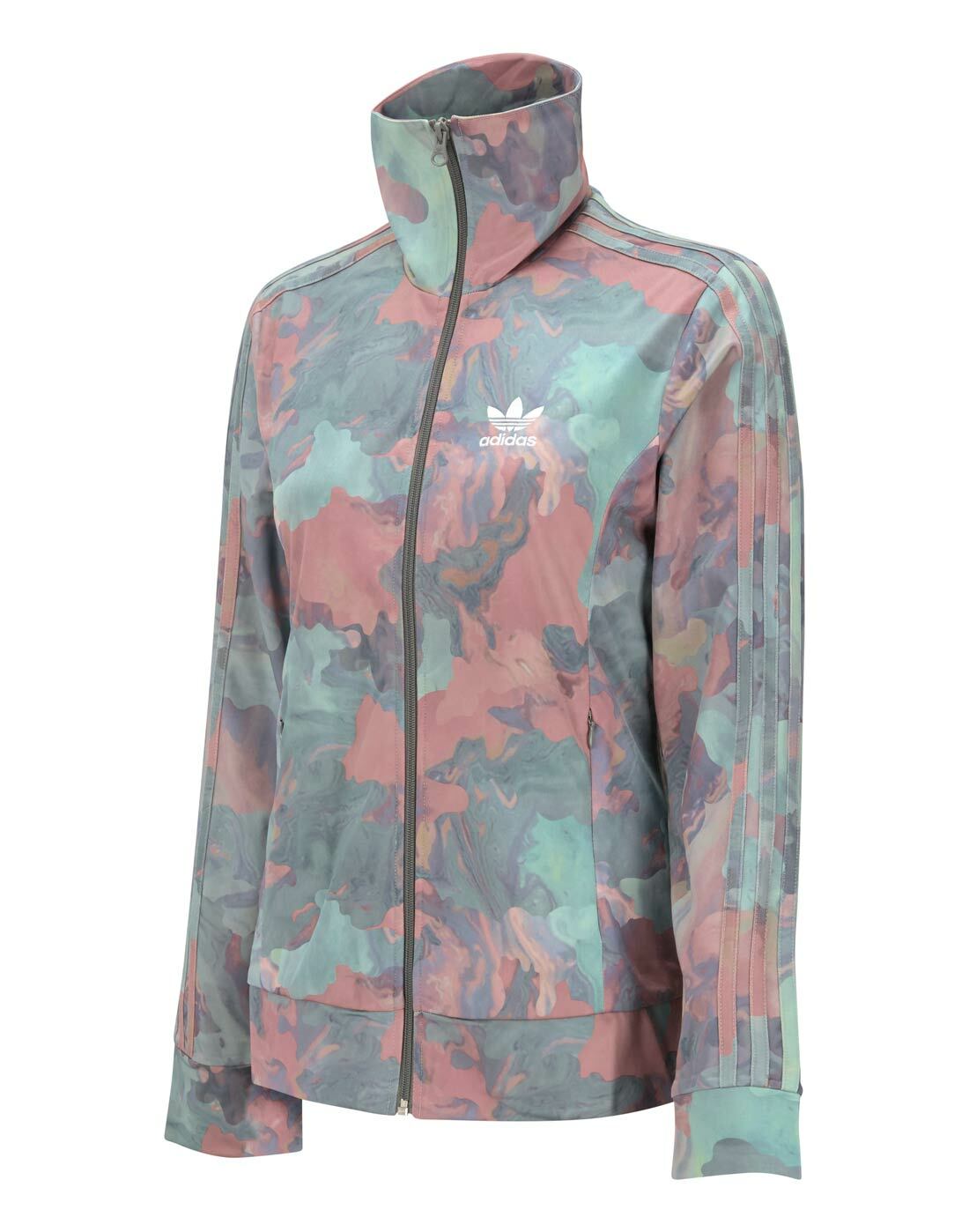 adidas camo windbreaker womens