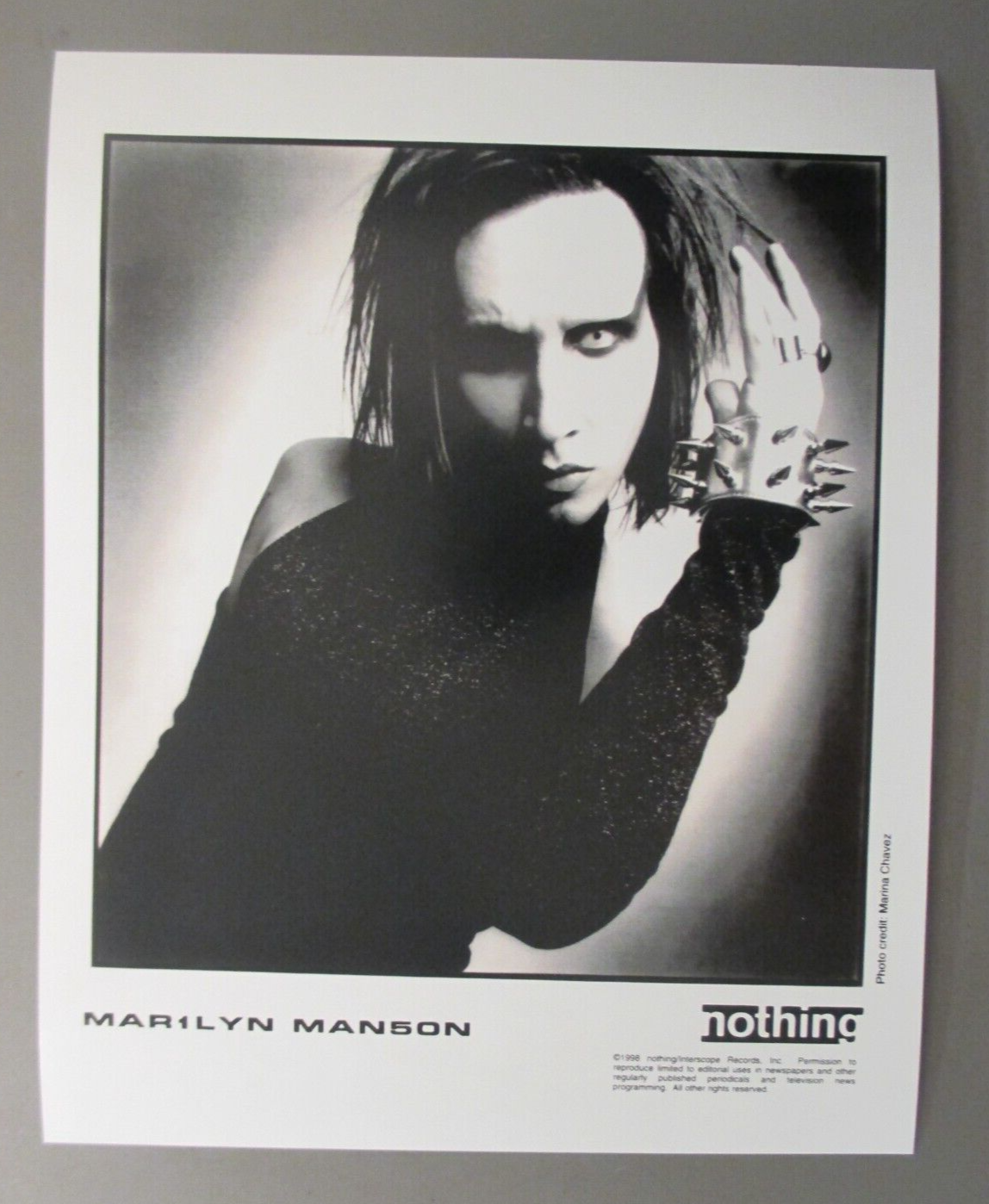 MARILYN MANSON☆非売品ポスター☆90s MARILYN MANSON, RARE REPRODUCTION 1990's POSTER | eBay