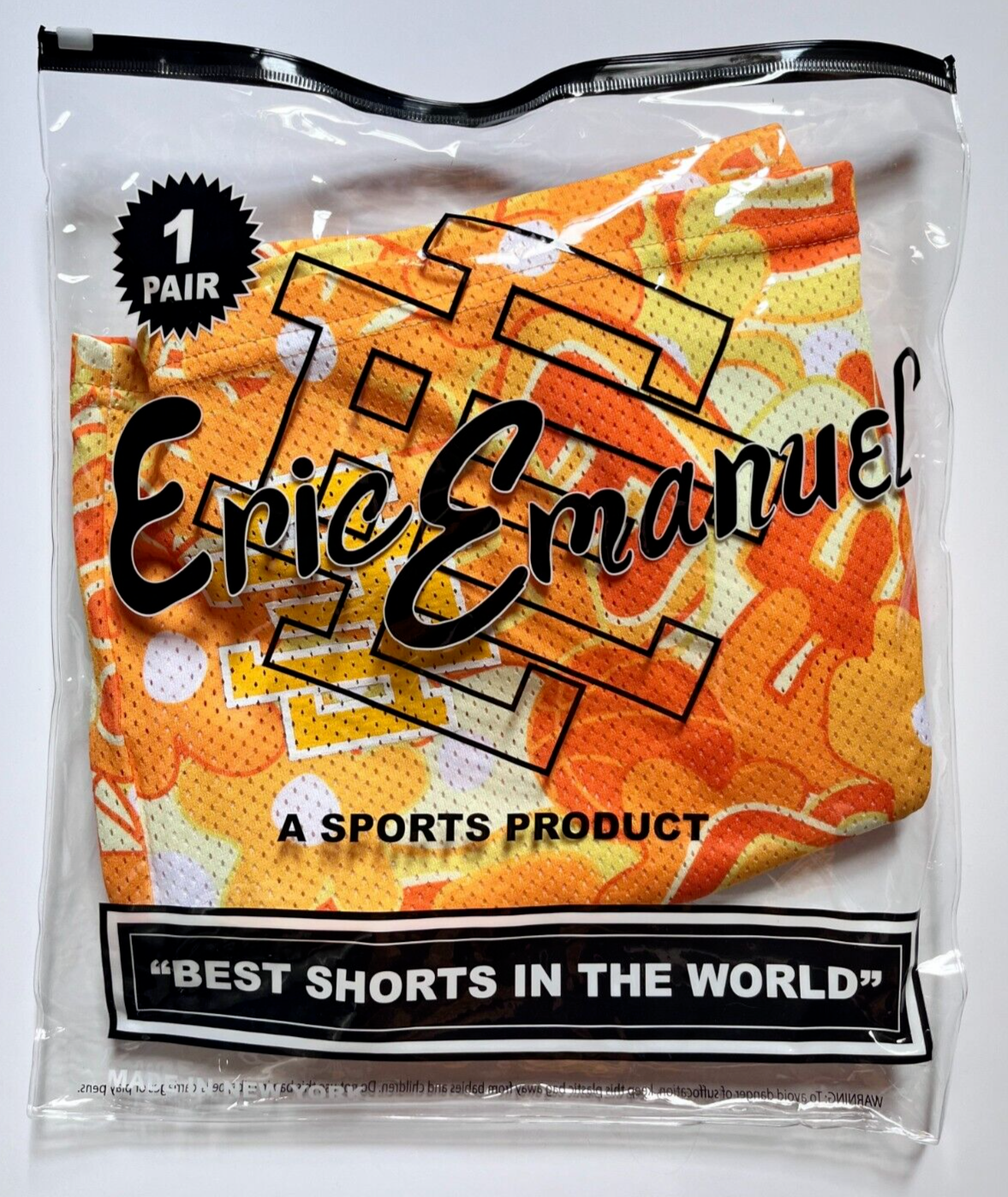 ERIC EMANUEL エリックエマニュエルマーブルパターン M Eric Emanuel x Matty Boy EE Shorts Black/Blue メンズ - SS25 - JP
