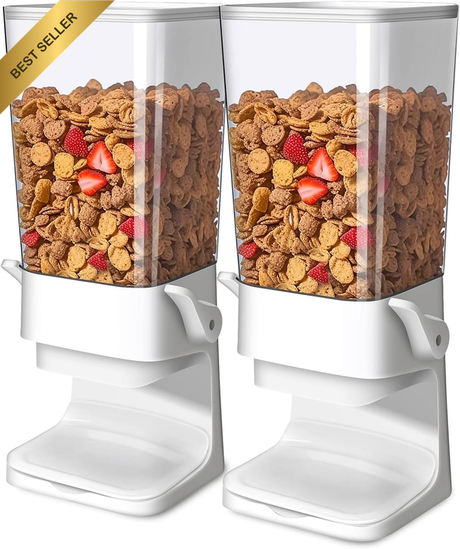 Cereal Dispenser Countertop, Cereal Containers Storage Dispenser 5L, Not Easy to