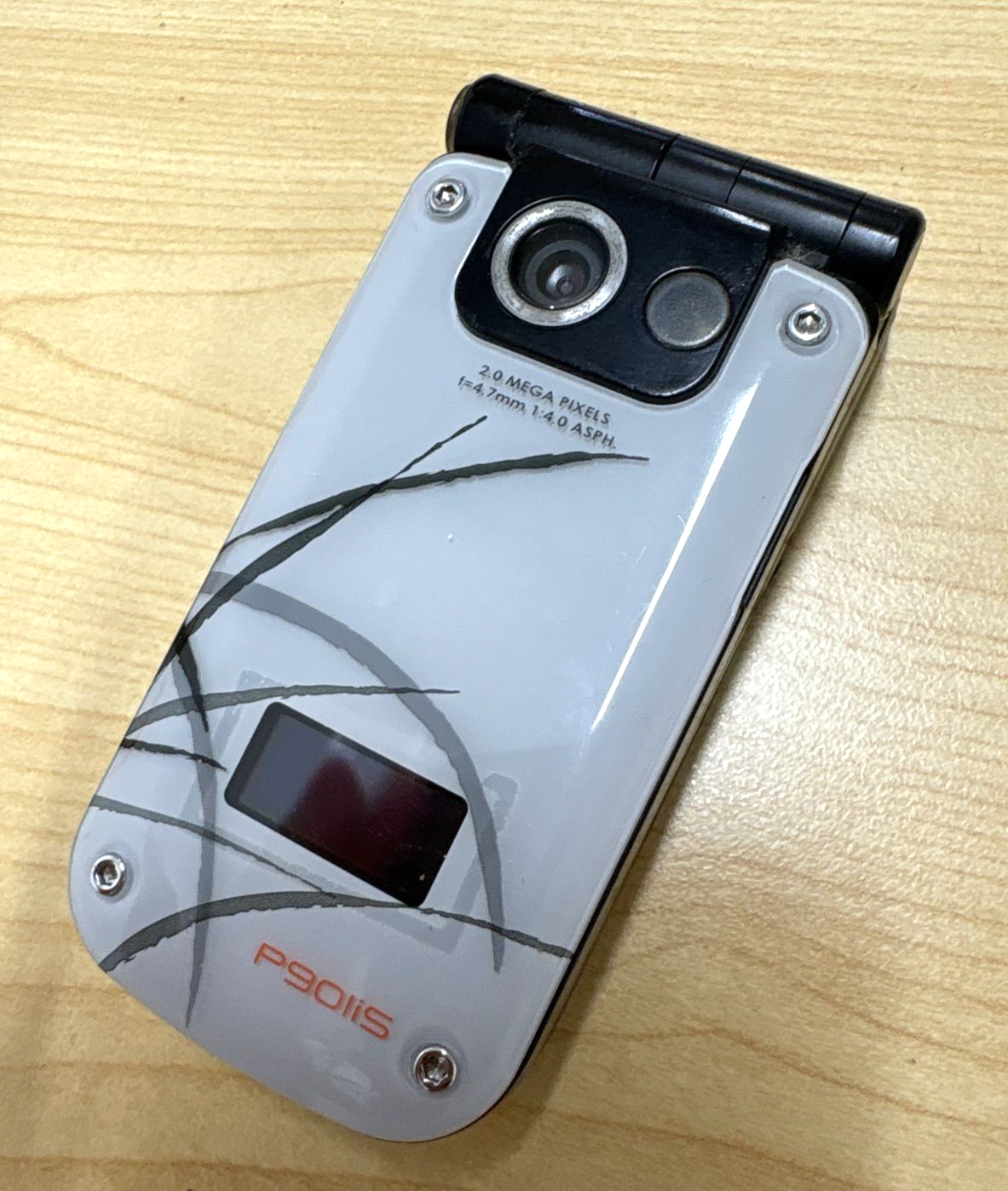 docomo P901iS Black FOMA Japanese Cell phone garakei Flip Phone jp