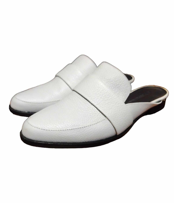Rebecca minkoff white mules clearance