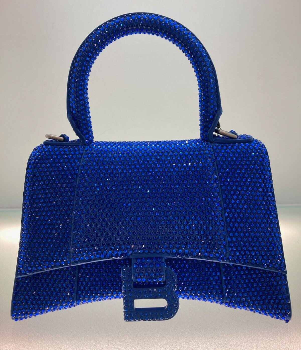 【極美品・付属品完備】Balenciaga HOURGLASS チャーム Balenciaga Hourglass XS Handbag With Rhinestones | Saks