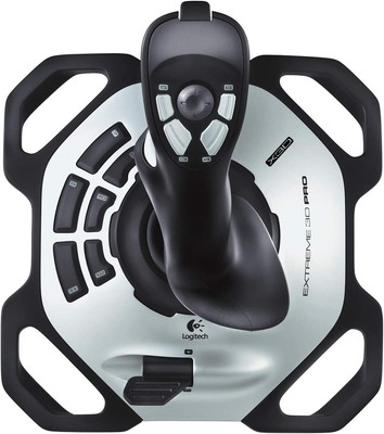 Logitech G Extreme 3D PRO Joystick, 12 Programmable Buttons, 8-way Hat Switch, S