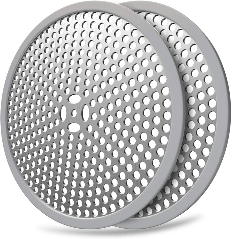 2 Pack Shower Drain Hair Catcher, Bathroom Drain Cover, Tub Drain Protector, Dra