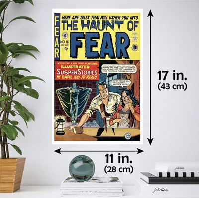 POSTER Haunt of Fear Vintage Horror MULTIPLE FORMATS PAPER or CANVAS