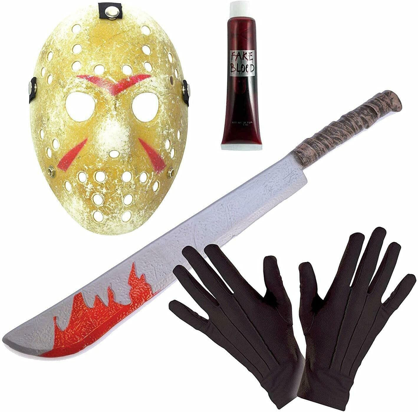 Viving Kostüme Blutige Machete – 105 Cm, Grusel-Accessoire Für Halloween & Kostümpartys