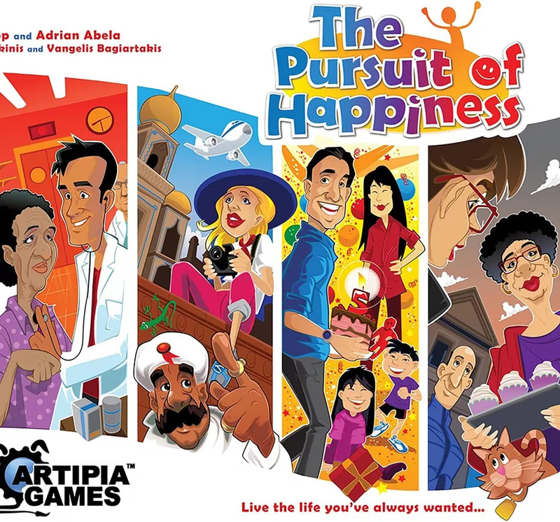 The Pursuit of Happiness: All-In Big Box - Includes Base Game, Expansions (Commu