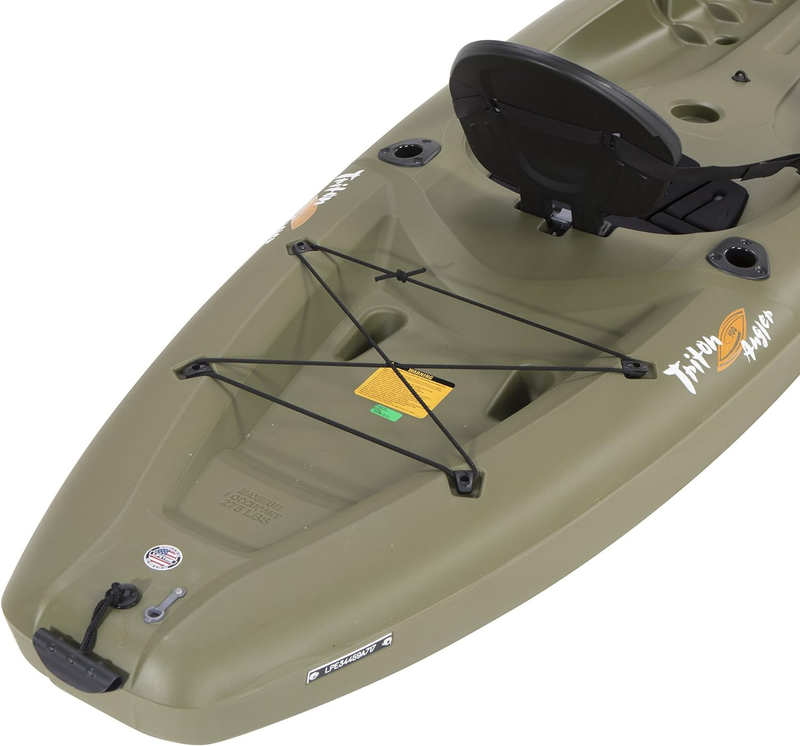 Triton Angler 100 Fishing Kayak, Olive Green