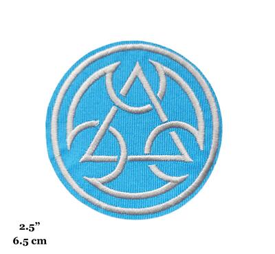Mortal Kombat Game Movie Lin Kuei Blue And Silver Logo Embroidered Iron On Patch