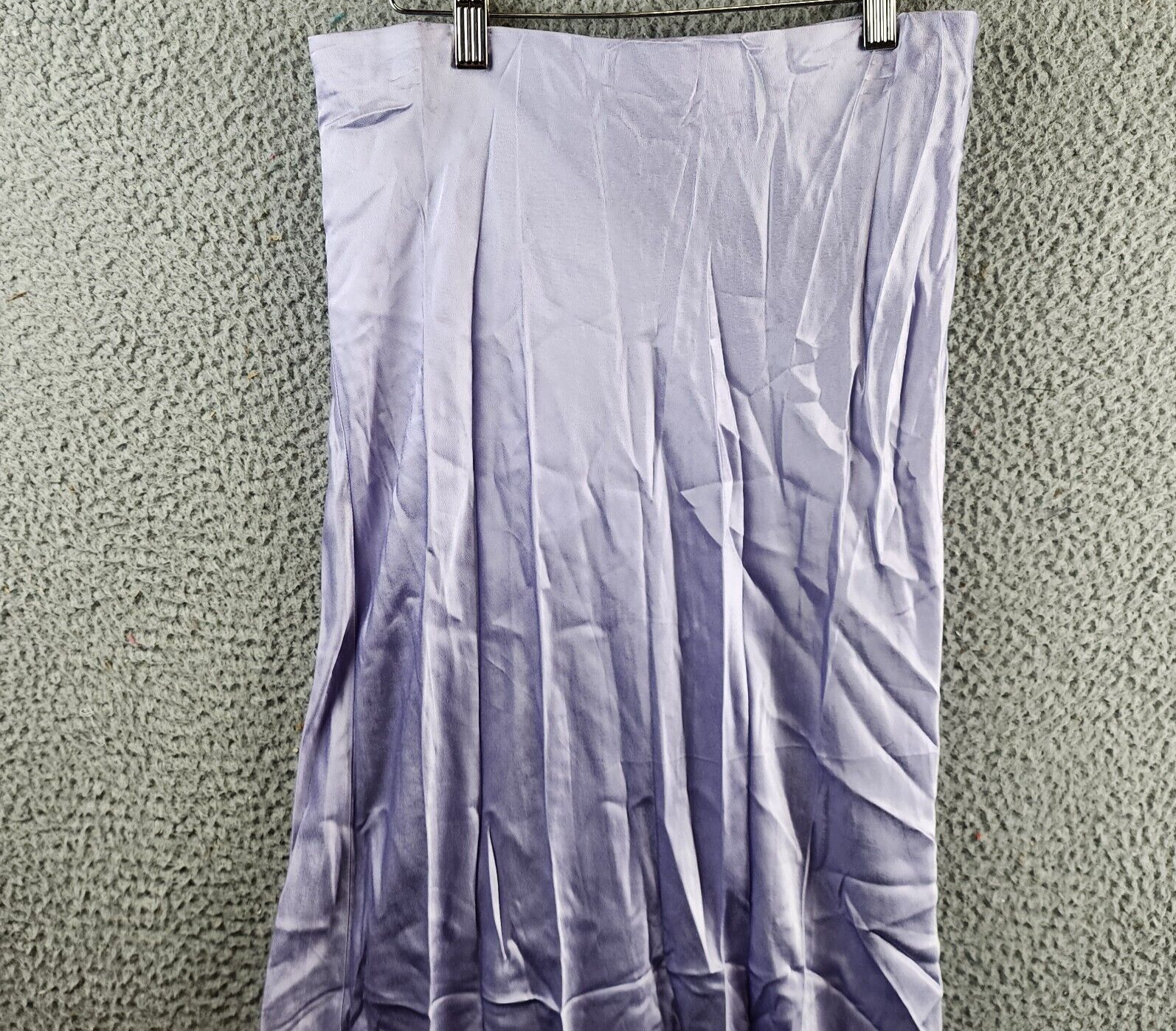 Rails Anya MIDI Skirt Women's Medium Lilac Ice Solid Elastic Waist Pull On - Picture 4 of 14
