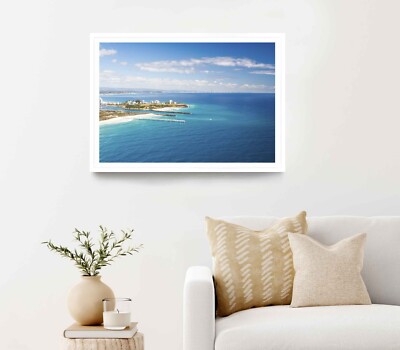 Snapper Rocks & The Tweed River Poster Premium Quality Choose your Size