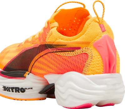 Pre-owned Puma Womens Fast-r Nitro Elite 2 Running Shoes Trainers - Orange