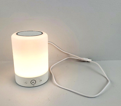 Smart Touch Night Light Bluetooth Music Speaker Dimmable Color Changing LED