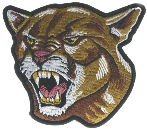 Cougar Mountain Lion 4 Inch Embroidered Patch IV6346 F1D7G