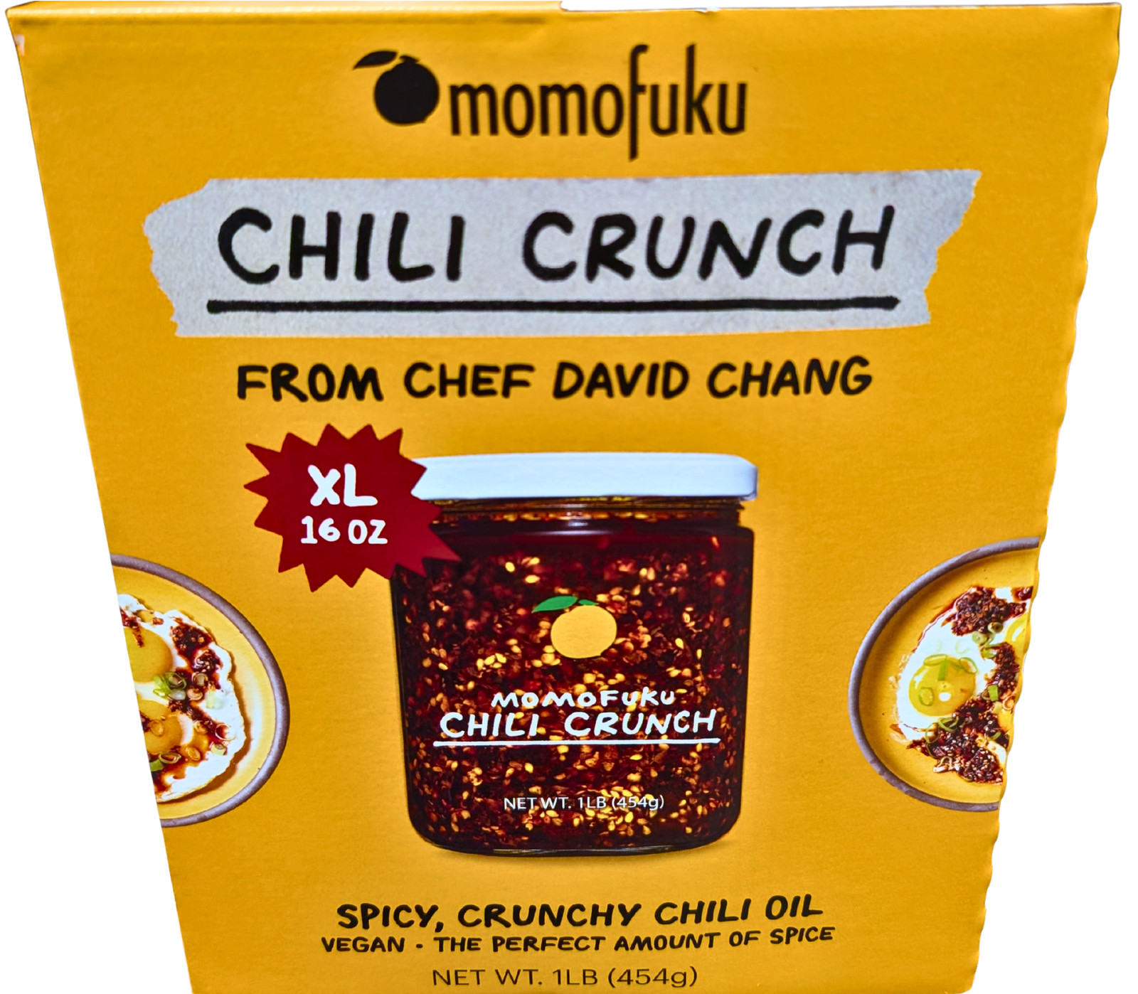 Momofuku Spicy Cruncy Chili Oil Chef David Chang 16 Ounce Jar EXP 07/2027