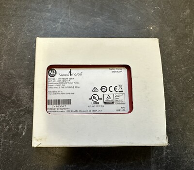 Allen Bradley 440R-W23218 Guardmaster MSR320P Safety Relay NEW