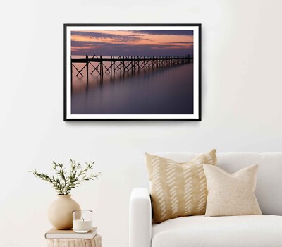 Sunset Pier Koh Kood, Thailand Poster Premium Quality Choose your Size