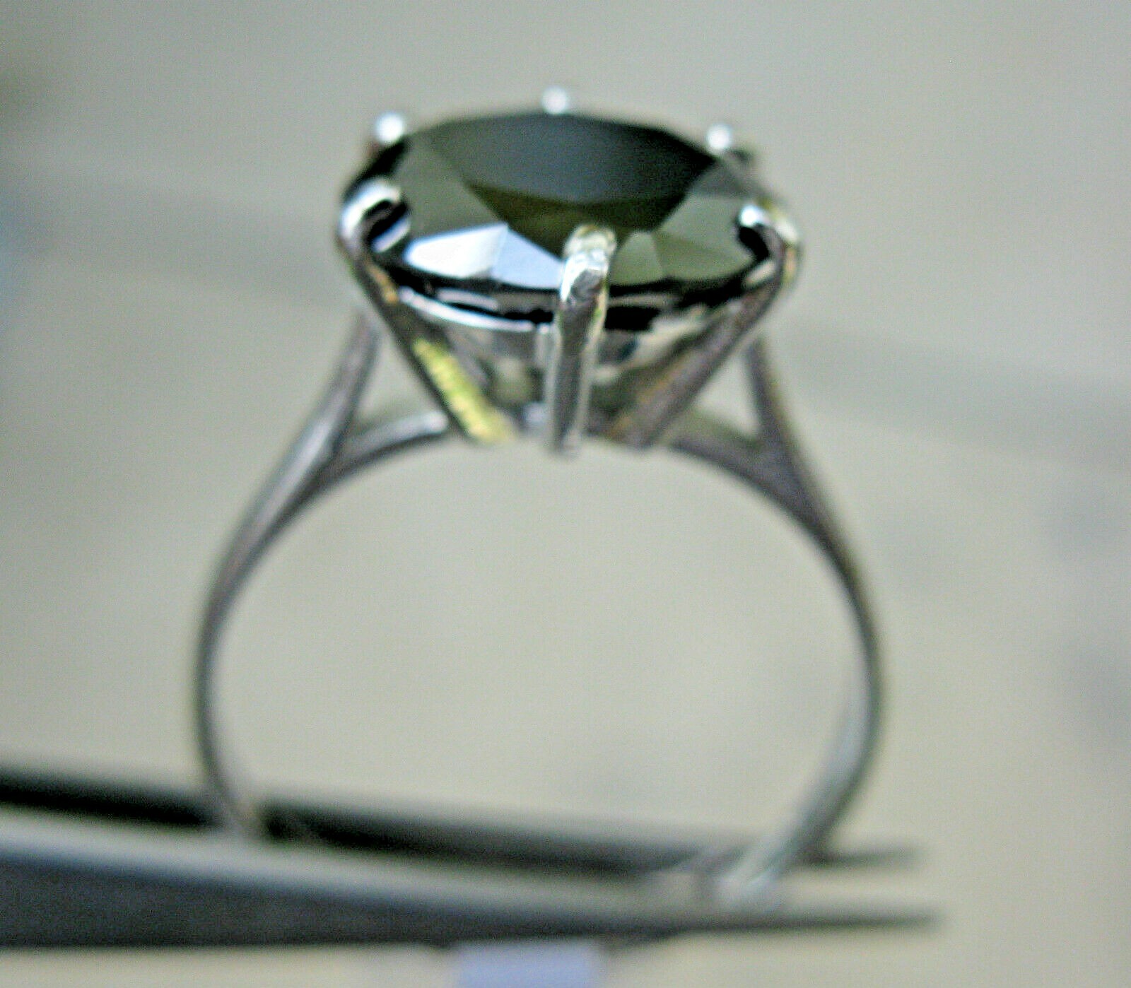 Pre-owned Real Black Diamonds Inc 5.0ct Real Black Diamond Ringappraisalfree Diamond Tester Sizes 4,5,6,7,8,9,10