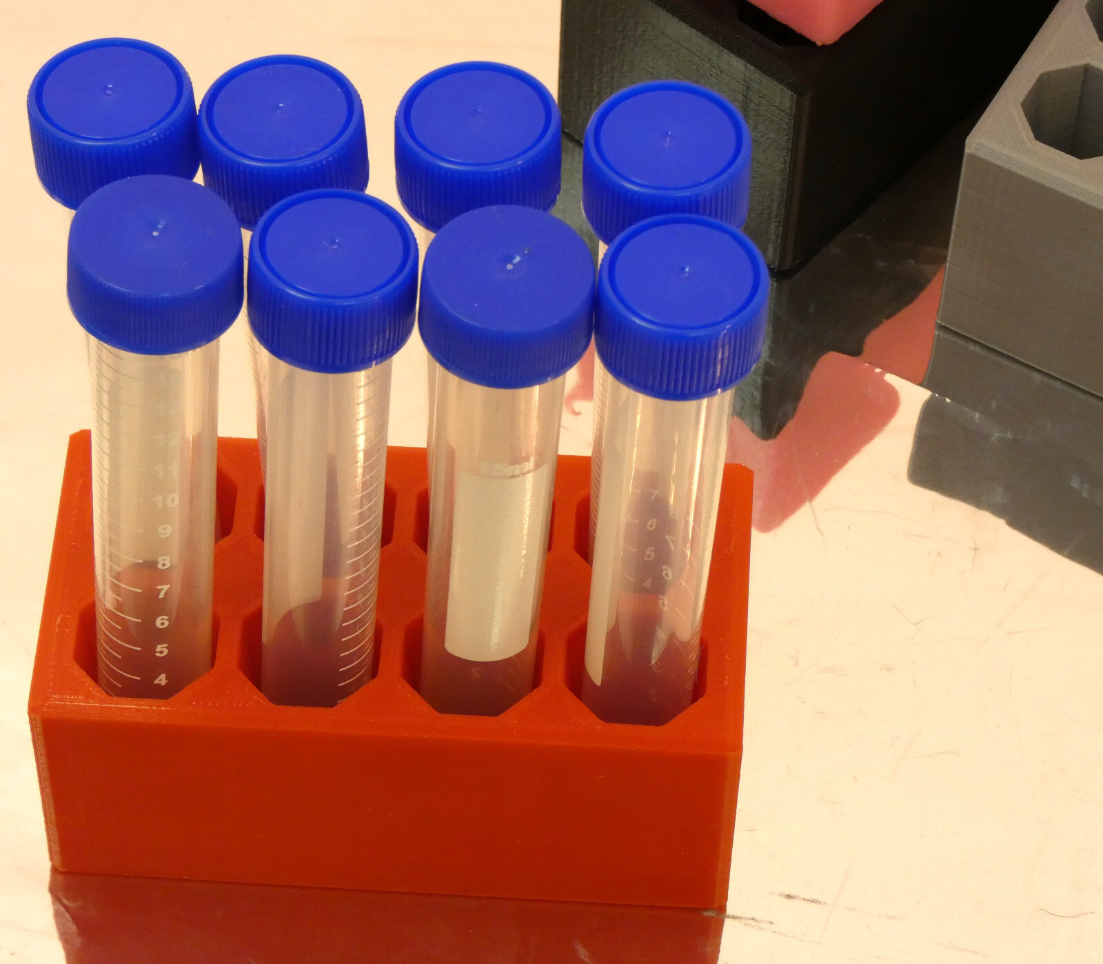 Rack Stand Holder 5-15 ml Centrifuge Test Tubes Syringes Diameter 10-18mm Lab