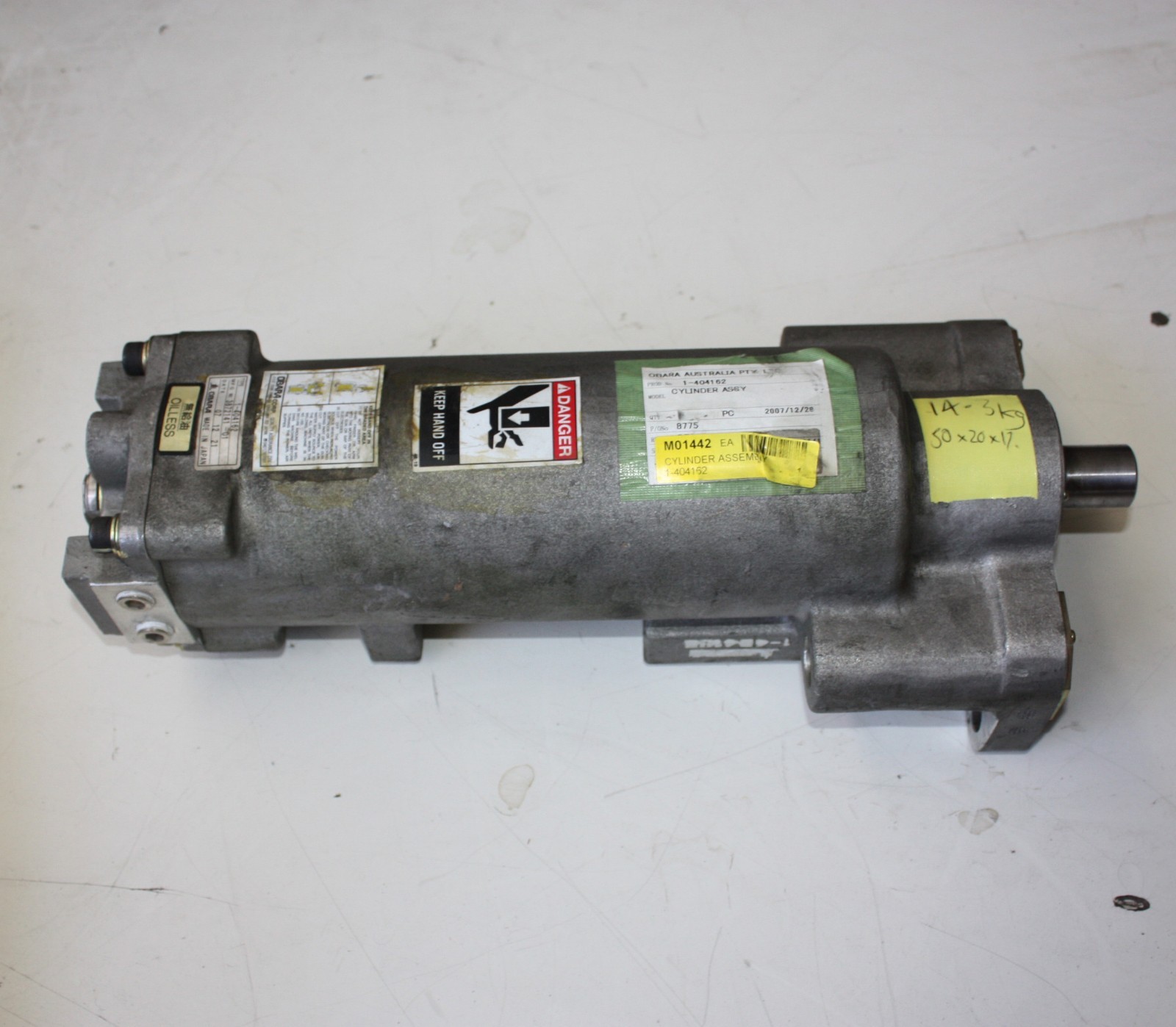 OBARA Cylinder Assy Assembly 1-404162 3872141-01 Oilless OBARA Cylinder Assy Assembly 1-404162 3872141-01 Oilless