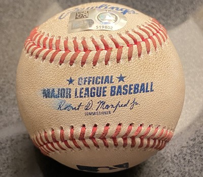 Game Used MLB Baseball - Joe Musgrove Saiya Suzuki Cubs Padres