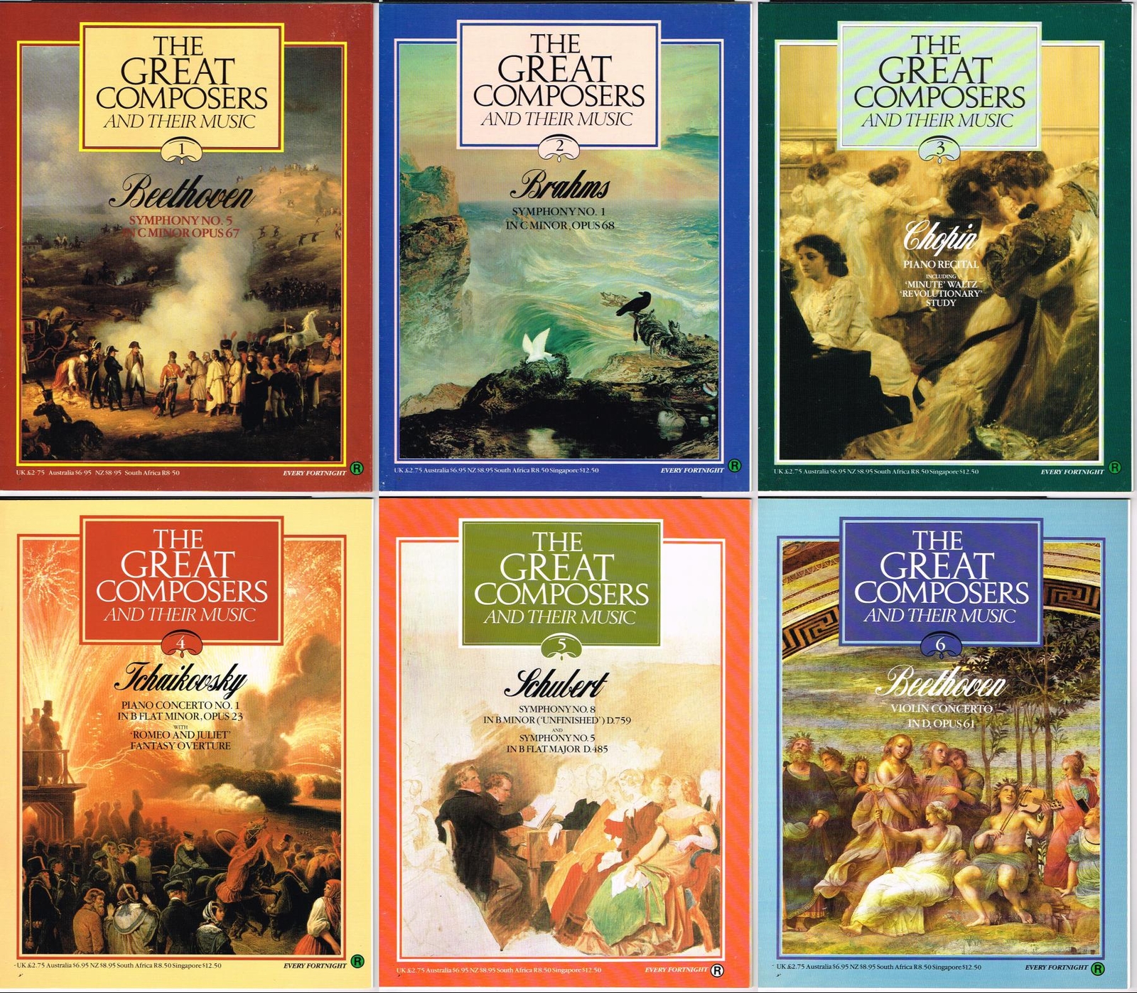 ＴＨＥGREAT E ST  COMPO  SER S Marshall Cavendish Great Composers and their Music Magazine LP CD