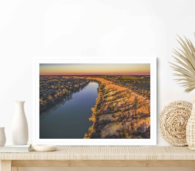 Murray River in Riverland Region Poster Premium Quality Choose your Size