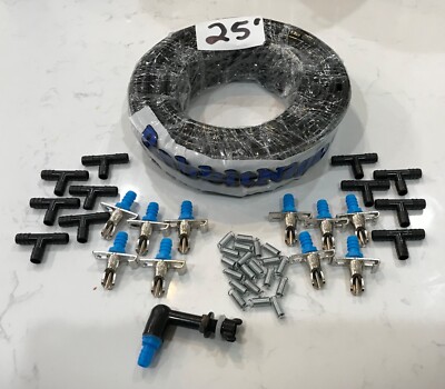 #1 Rabbit Watering Start Kit Gravity fed 10 Blue Barb Nipples 25 ft tubing