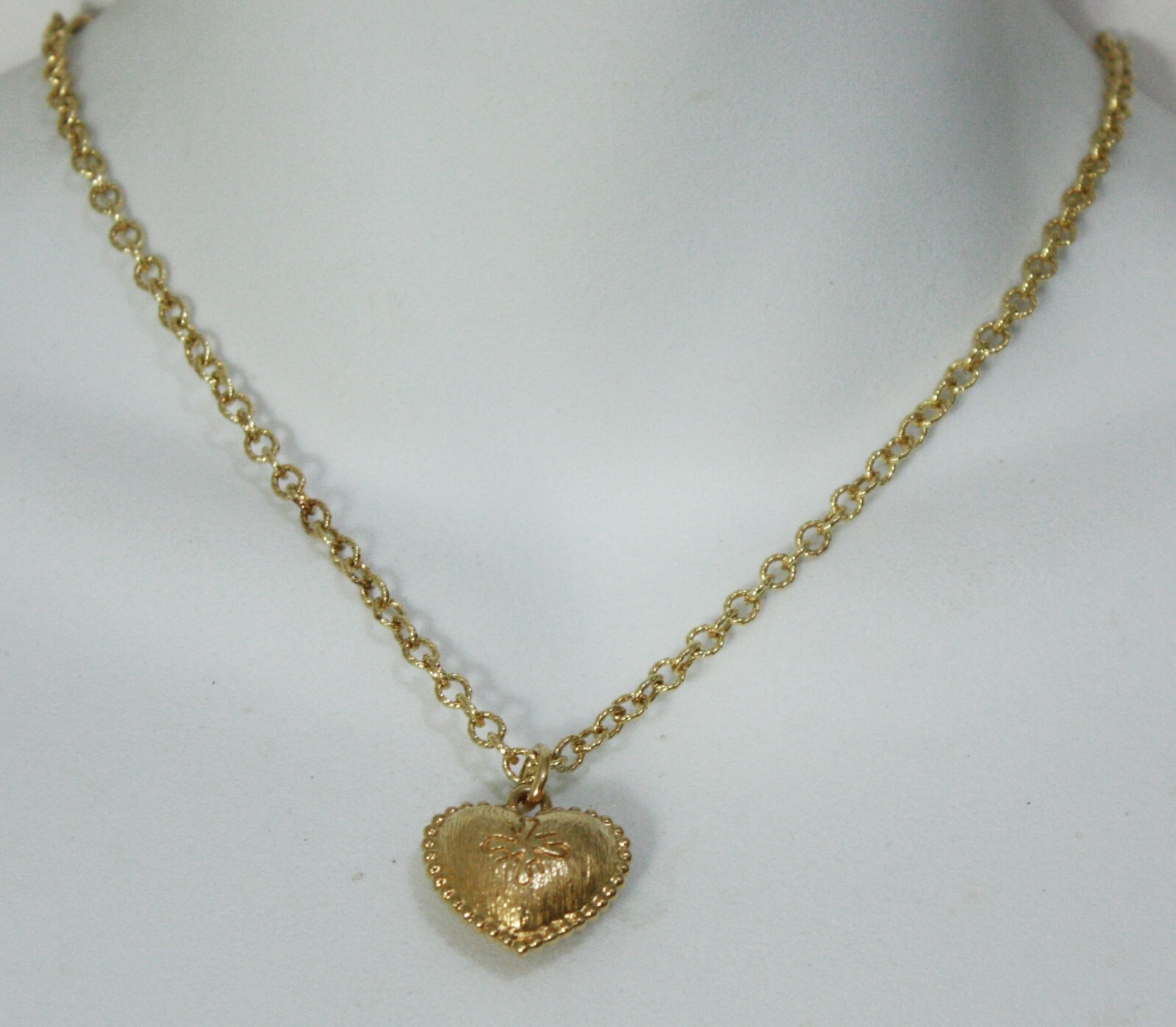Gold Over Sterling Silver 925 SAI Heart 