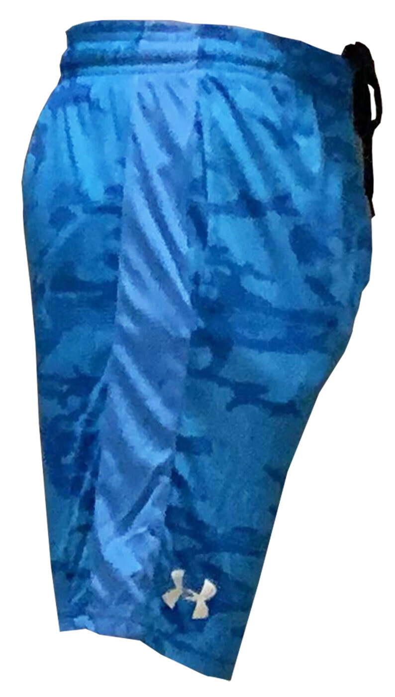 

Мужские баскетбольные шорты Under Armour Athletic Gym Muscle Heat Gear, синие камуфляжные XL, Blue camouflage