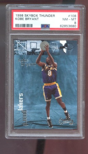 1998-99 Skybox Thunder #108 Kobe Bryant PSA 8 Graded