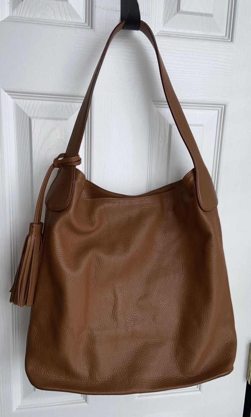 【美品】HOBBS LONDON ショルダーバッグ オールレザー ダークカーキ 美品】HOBBS LONDON ショルダーバッグ オールレザー ダークカーキ