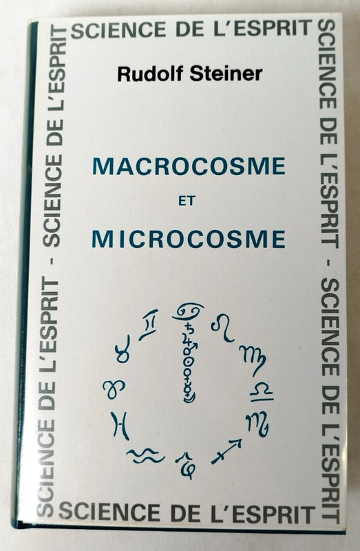 Steiner Macrocosme Et Microcosme 1984 Livre Spiritualite Esoterique Yb4