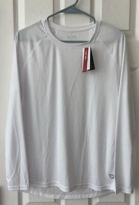 Baleaf Men s Sun Protection Shirt UV SPF Long Sleeve UPF 50+  White Size L NWT