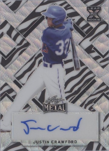 2022 Leaf Metal - Justin Crawford #BA-JC4