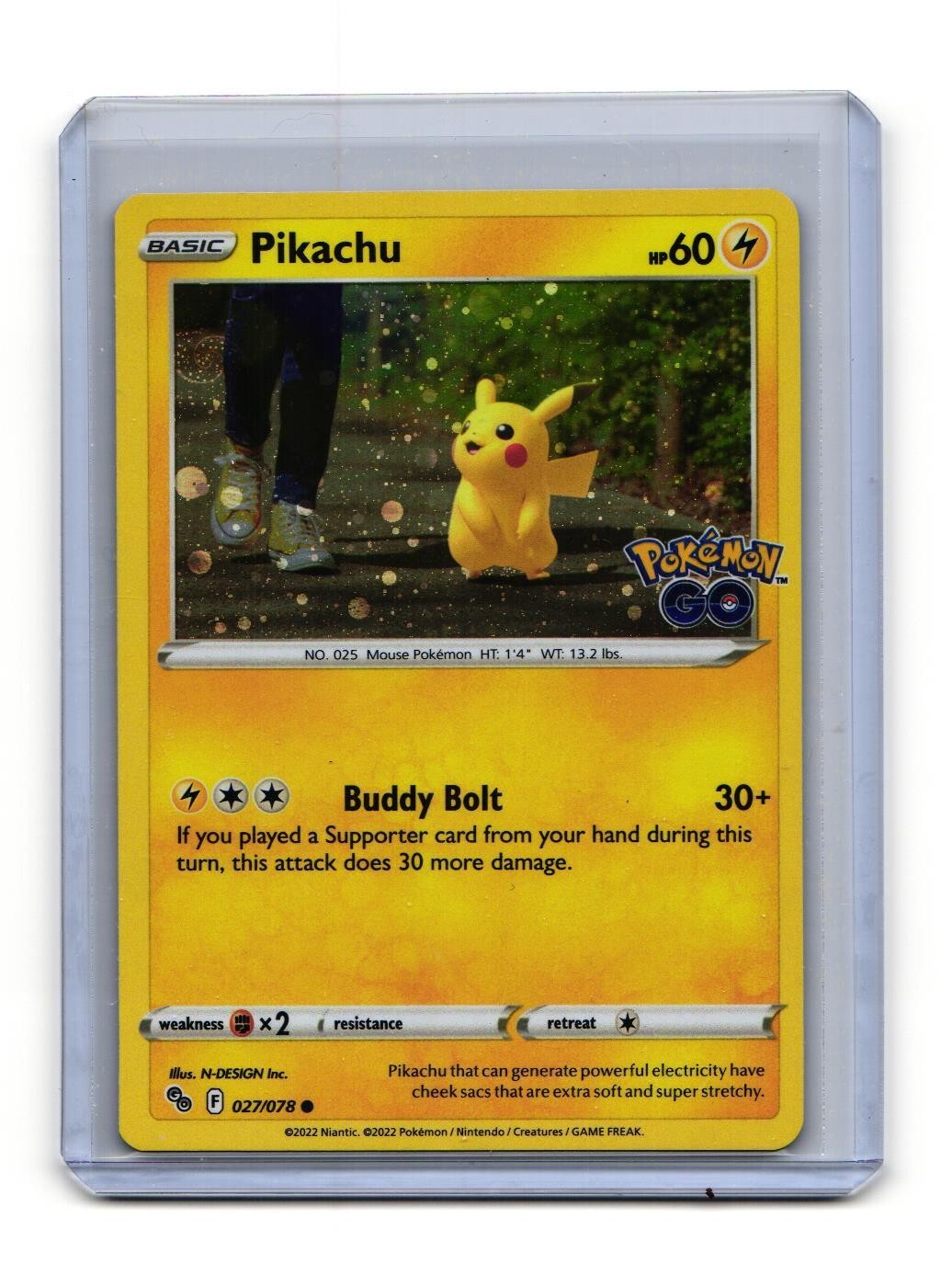 Exclusive Pokémon Promo Card Pikachu in Kanazawa 144/S-P Promo Pokemon Center Japan