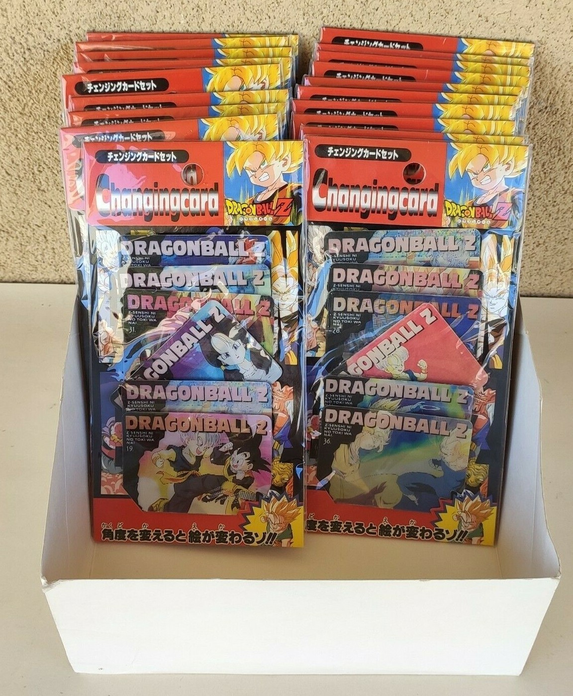 Dragon ball カード 1X Changing Card Dragonball Z Senshi No Kyuusoku Pack Of 6