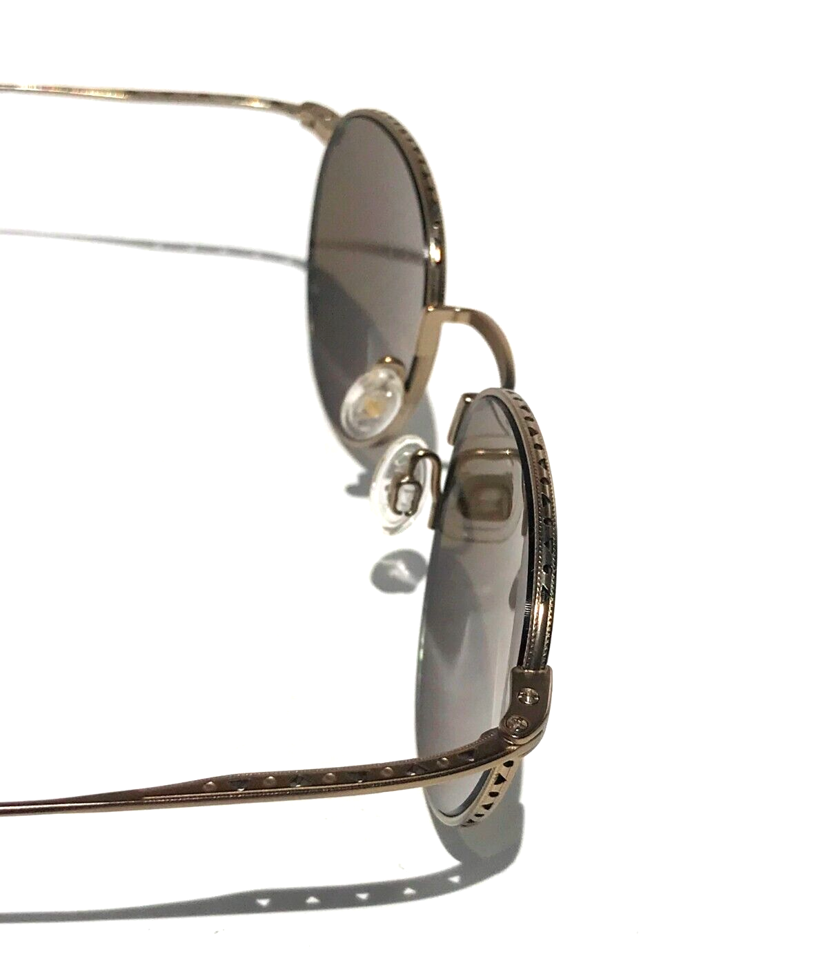 Pre-owned Maui Jim North Star Gold Titanium Polarized Bronze Lens Sunglass H757-16m
