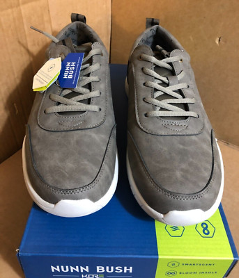 Nunn Bush KORE Mens 12M Citypass Moc Toe Oxford 84995-013 Charcoal Synthetic **