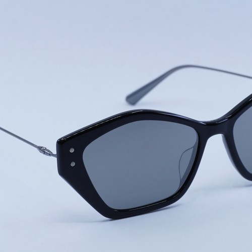 Pre-owned Dior Miss S1u 14a7 Black/silver Mirror 56-16-135 Sunglasses Authentic